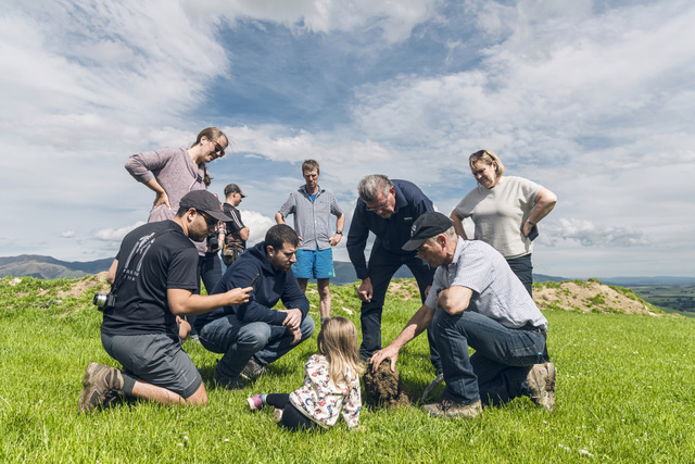 Picture of new Earthfoam employees on New Zealand farm